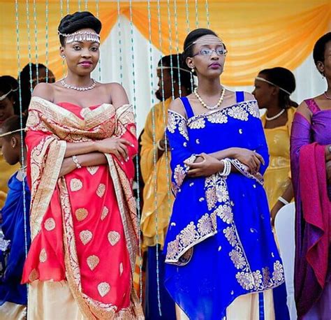 Rwandan Ladies In Umushanana Traditional Attire Clipkulture