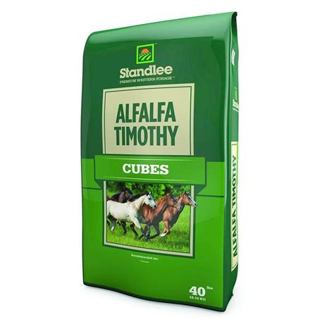 Standlee Premium Western Forage Alfalfa And Timothy Cubes 40 Lb