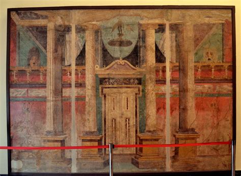 301 Roman Architecture Second Style Wall Painting C80 Bc To C 20 Bc