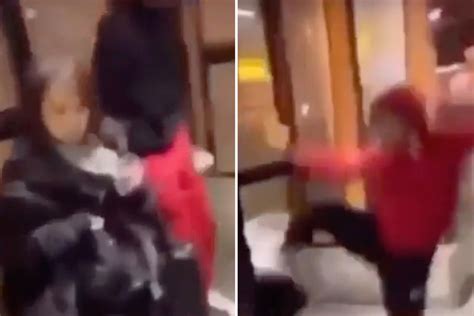 Horrifying Moment ‘elderly Asian Woman Gets Kicked In The Face By