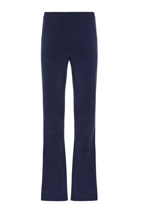 Navy Allegro Bootcut Trousers Long Tall Sally
