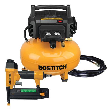 がチェック Bostitch Air Compressor Kit， Oil Free， 6 Gallon， 150 Psi