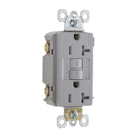Legrand Radiant Gray 20 Amp Decorator Outlet Residential At
