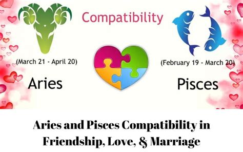 Aries And Pisces Compatibility In Friendship Love And Marriage