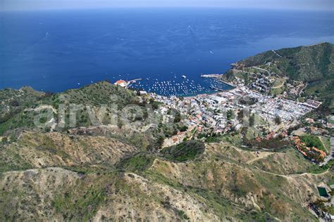 Aerial Photography Avalon Santa Catalina Island California Airview