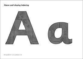 The alphabets are carved from as these templates are available on different fonts, colors and styles such as bubble letters alphabet, the learning process would get more fun and exciting. Piedra letras mural (SB4212) - SparkleBox | Display ...