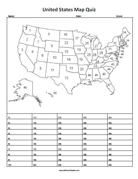 Free Exclusive Blank Map Of Us States