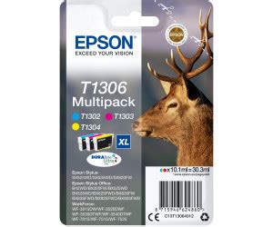 Multipack epson t1306 3 colores. Epson T1306 Multipack 3-farbig (C13T13064010) ab 36,85 ...