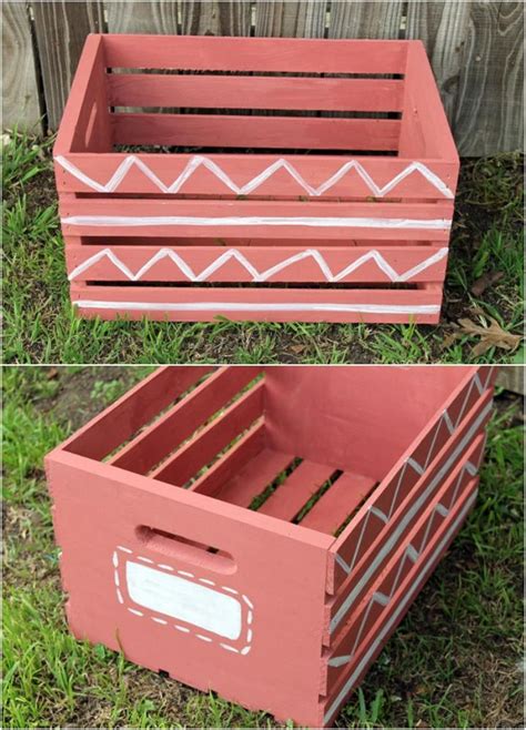 40 Unique Diy Wooden Crate Decorating Ideas And Projects Crate Crafts
