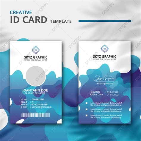 Creative Id Card Template Template Download On Pngtree