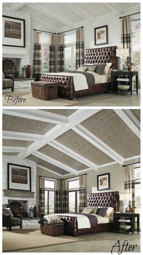 Beadboard is like the homeowners bandaid. Remodelaholic | DIY Beadboard Ceiling To Replace a ...