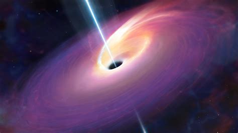 Wallpaper Universe Lights Black Holes Galaxy Stars Lightning