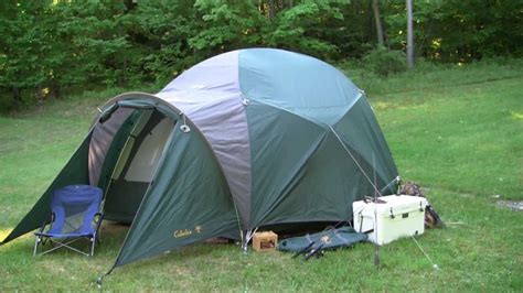 A bit tough to set up by yourself but a grea. Cabelas Alaskan Guide 8 Person Tent - YouTube