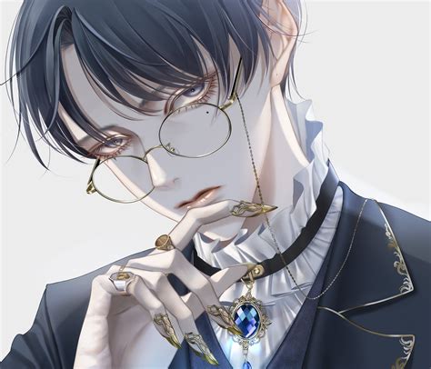 Download 4023x3452 Attracti Anime Boy Shoujo Handsome Choker Wallpapers