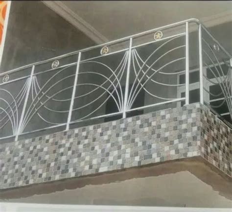 Silver Toughened Glass Stainless Steel Balcony Railing At Best Price In