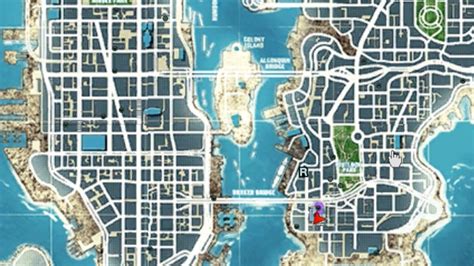 Grand Theft Auto 4 Map