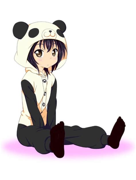 Anime Girl Panda Hoodie