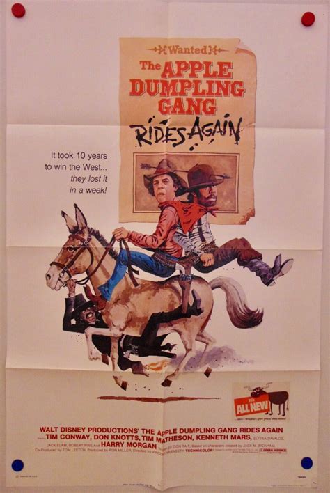 The Apple Dumpling Gang Rides Again Original 1979 Film Poster 1 Sheet
