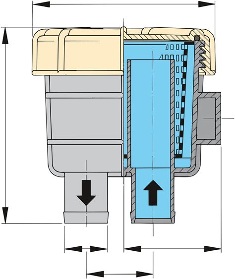 Vetus Cooling Water Strainer Type 140 For 13mm Diameter Hose