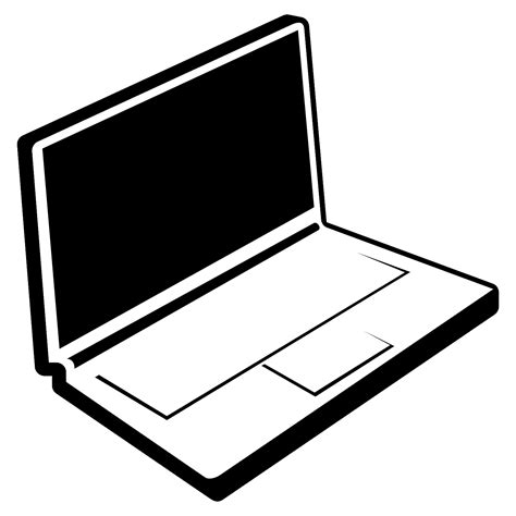 Vector For Free Use Open Laptop