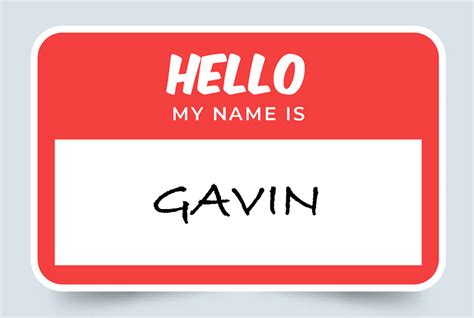 Gavin Name Meaning Origin And Significance