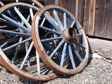 Old Iron Wagon Wheels
