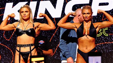 SecondsOut Boxing News Videos MAMMA MIA Daniella Hemsley Vs Ms Danielka FULL WEIGH IN
