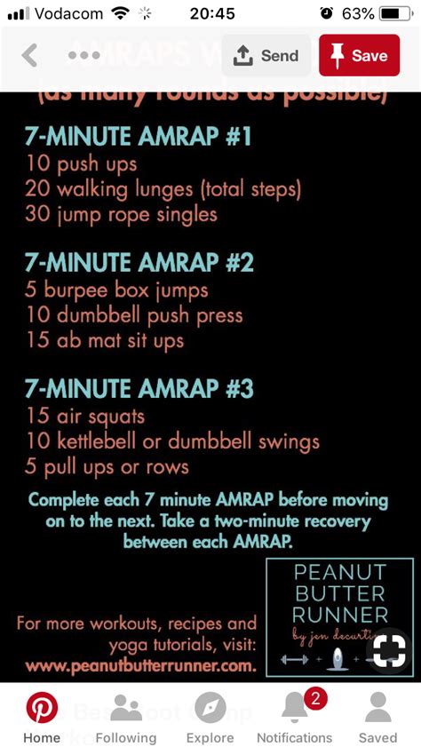 Pin By Jennifer Hart On Crossfit Crossfit Workouts At Home Amrap