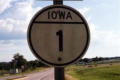 Iowa State Highway 1 Aaroads Shield Gallery