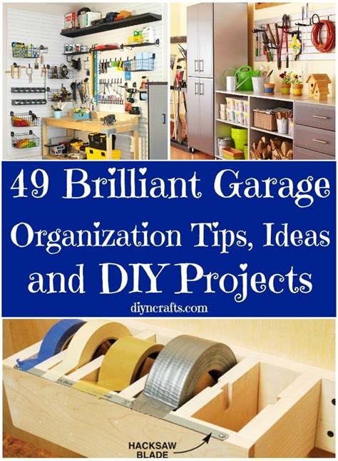 Quick craft ideas that make cool homemade gifts and home decor on a budget. 49 Brilliant Garage Organization Tips, Ideas and DIY ...
