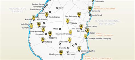 Rutas Y Accesos A Entre Ríos Argentina Mapas Y Planos Cuadro De