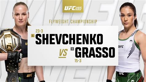 Ufc 285 Shevchenko Vs Grasso Highlights Youtube