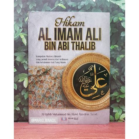 Jual Hikam Al Imam Ali Bin Abi Thalib Shopee Indonesia