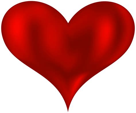 Beautiful Heart Red Png Clipart