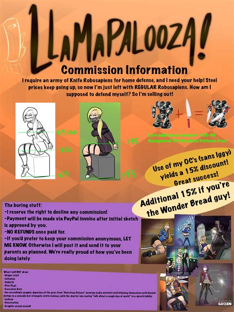 Llamallamathesecond Commishes Closed On Twitter October