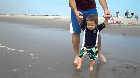 Rocco S 1st Time On Beach YouTube