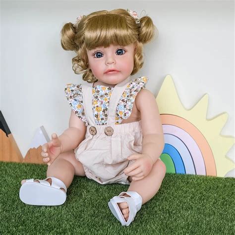 55cm Realistic Reborn Toddler Girl Full Body Silicone Reborn Dolls Sue