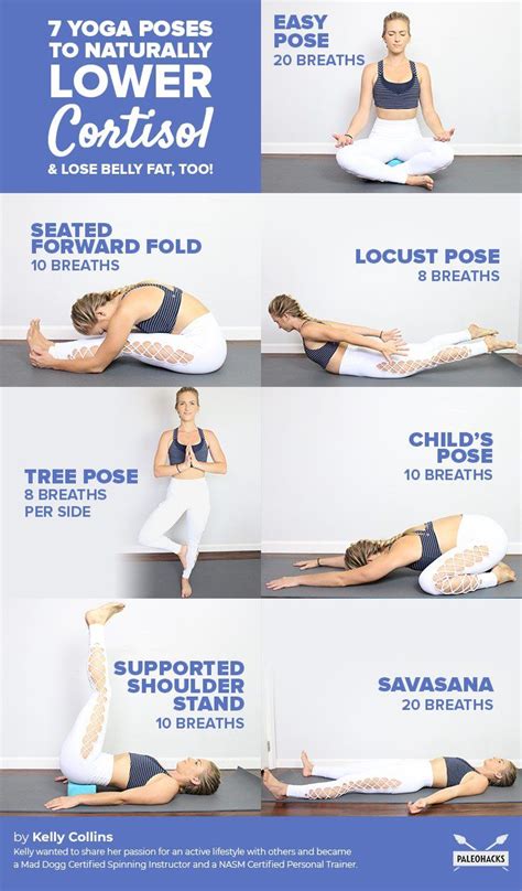 Excess belly fat can have a negative impact on your health. 7 Yoga Poses to Naturally Lower Cortisol & Lose Belly Fat, Too