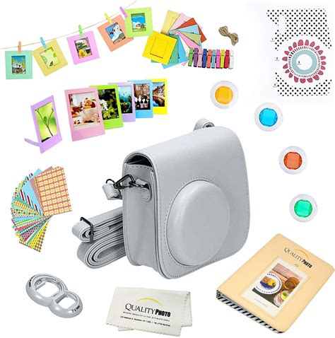 Fujifilm Instax Mini 9 Accessories Kit Smokey White Includes A 12