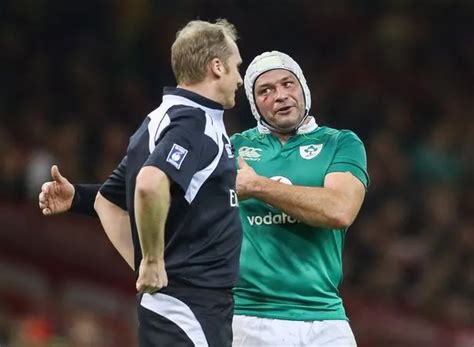 dan biggar s jibe at johnny sexton was picked up on referee s microphone during ireland s