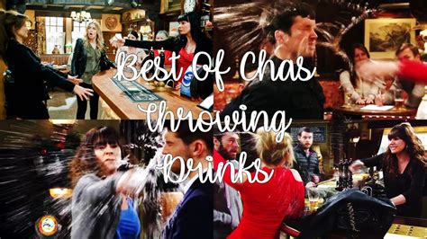 Best Of Chas Throwing Drinks Compilation Emmerdale Youtube