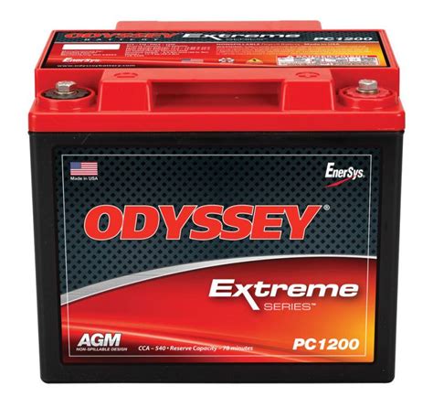 Odyssey Battery Agm Battery 12v 550 Cranking Amps Standard Terminals