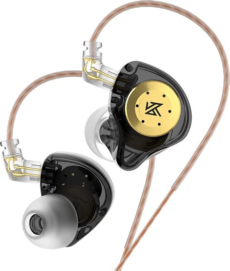 kz edx pro in ear monitor headphones wired iem earphones dual dd hifi stereo sound earphones