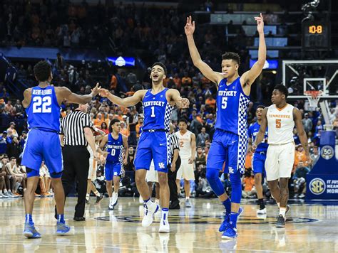 Kentucky Basketball Knocks Out Tennessee To Claim Fourth Straight Sec