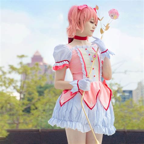 Puella Magi Madoka Magica Game Anime Kaname Madoka Cos Costume Cosplay