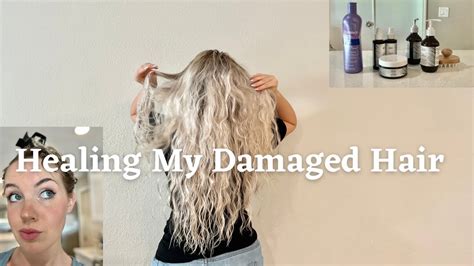 Blonde Hair Care Routine Bondi Boost Review Growing Out My Hair Youtube