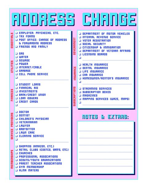 Moving Checklist Printable Free Comes With A Free Printable Checklist
