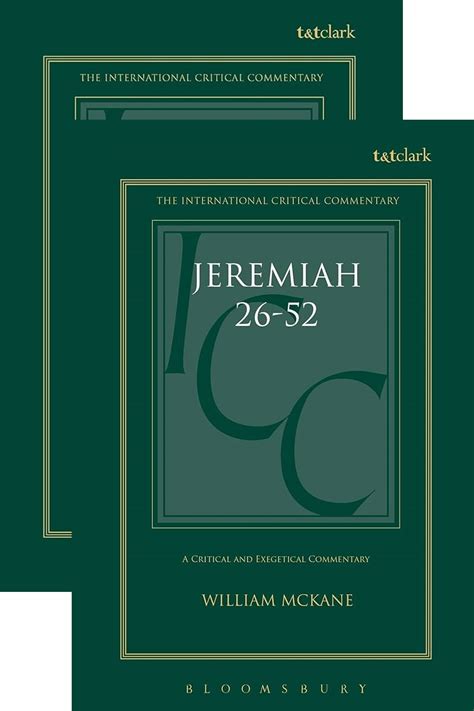 Jeremiah 2 Vols International Critical Commentary Icc Logos