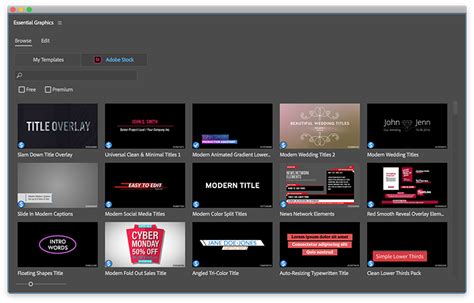 Motion Graphics Templates For Premiere Pro Youtubeplm