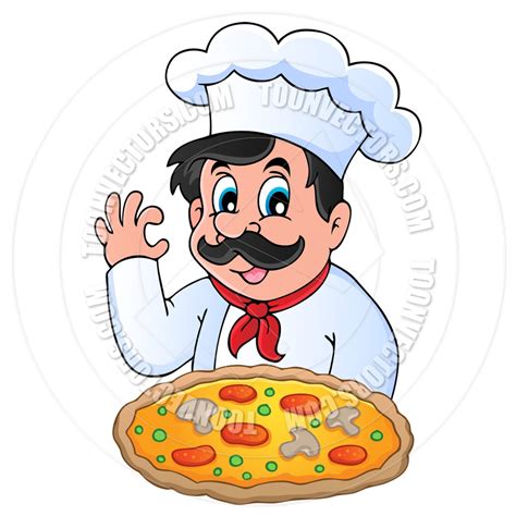 Italian Pizza Chef Clipart Clipart Suggest